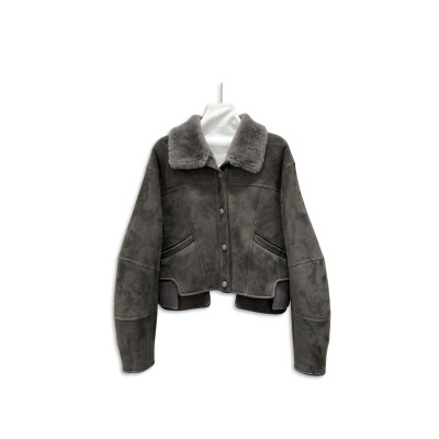 GUCCI SUEDE SHORT JACKET